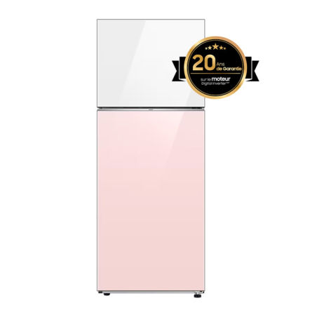 Réfrigérateur Samsung Bespoke RT47 - 476L - Rose Blanc - RT47CB66448CME