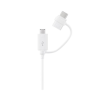 Cable de charge "Combo" USB vers USB-C et Micro USB