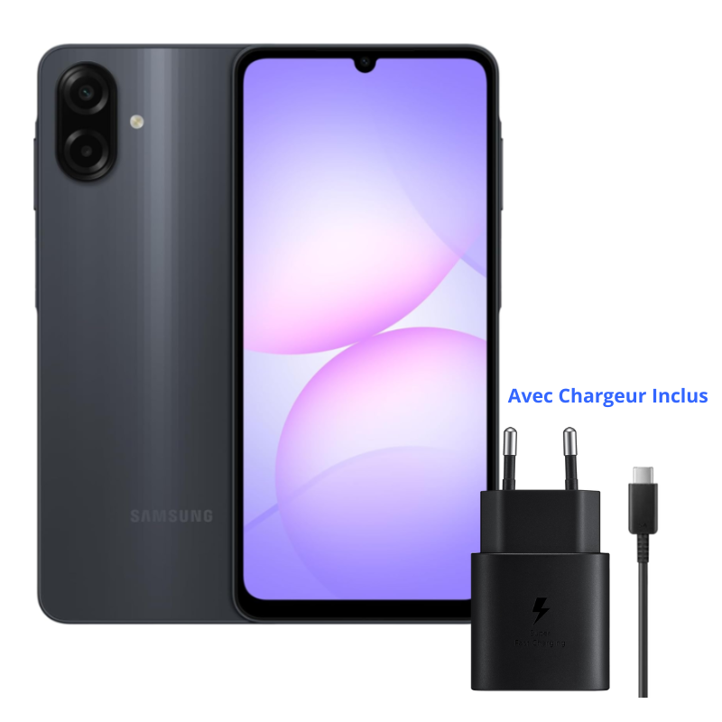 Samsung Galaxy A07 4G 6Go 128Go avec chargeur