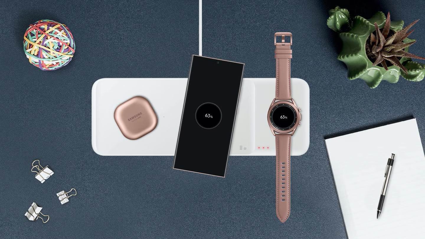 Chargeur Samsung Trio sans fil rapide (Wireless)