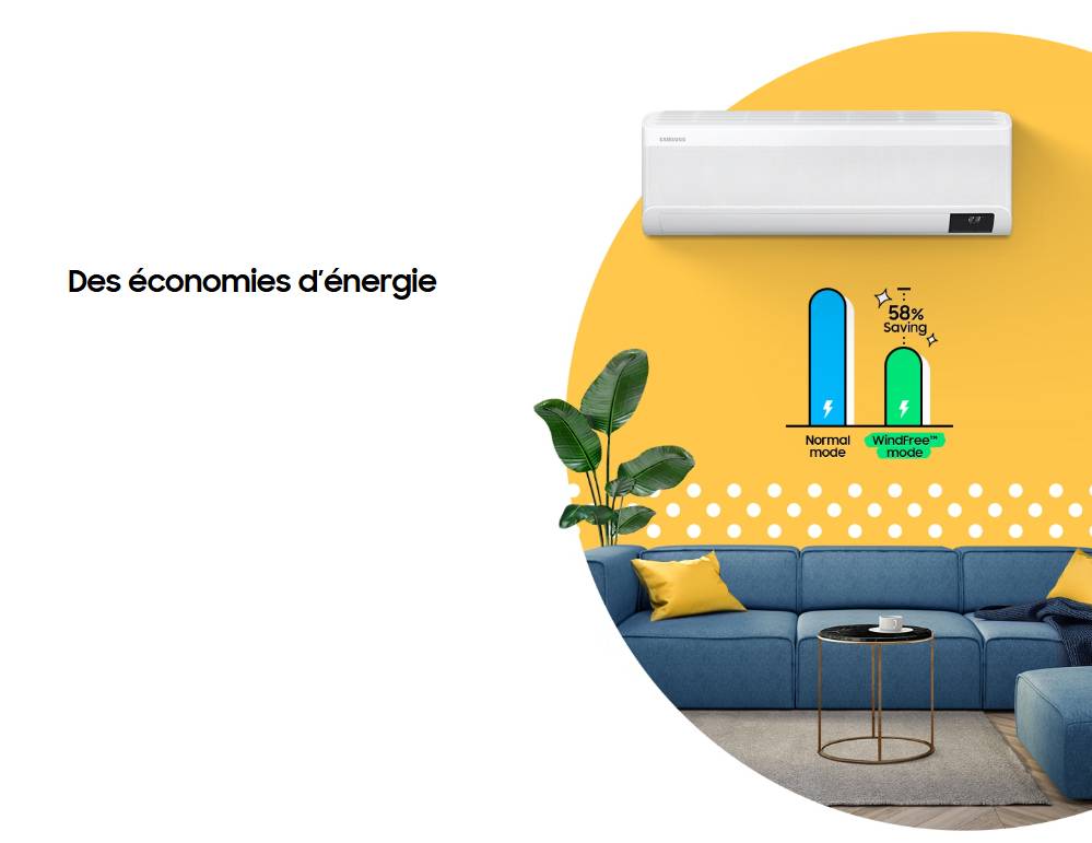 Climatiseur Samsung 18000 BTU Digital Inverter Chaud Froid