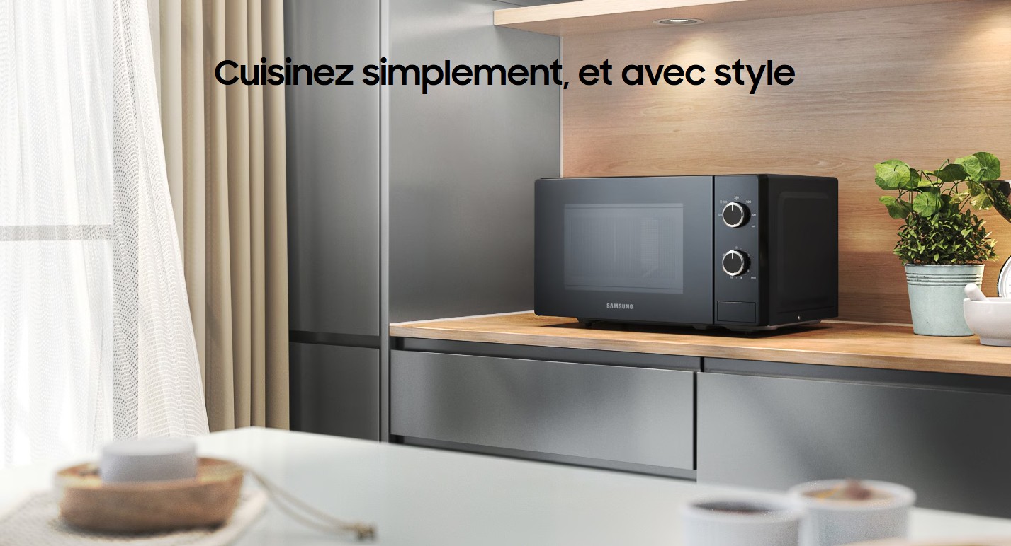 Micro-Onde Samsung Solo MS20A3010AH 20Litres fiche technique