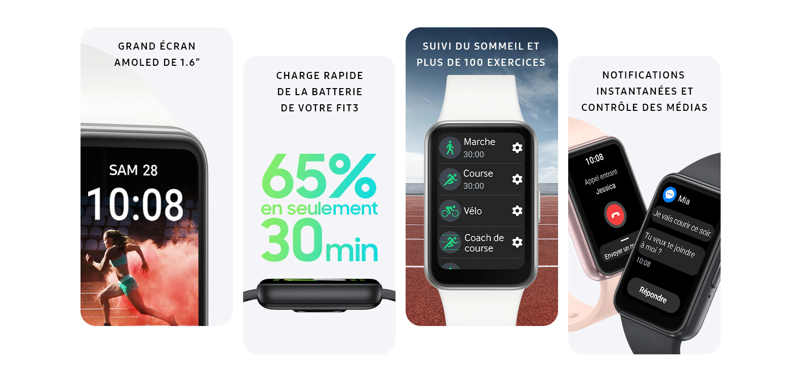 Galaxy Fit3 fiche technique