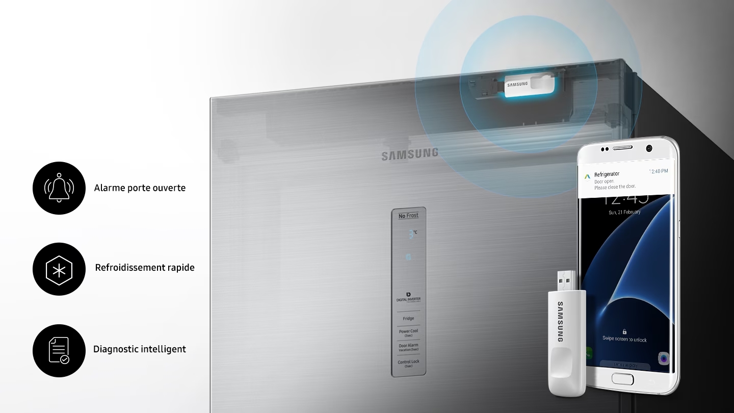 smarthings congelateur samsung